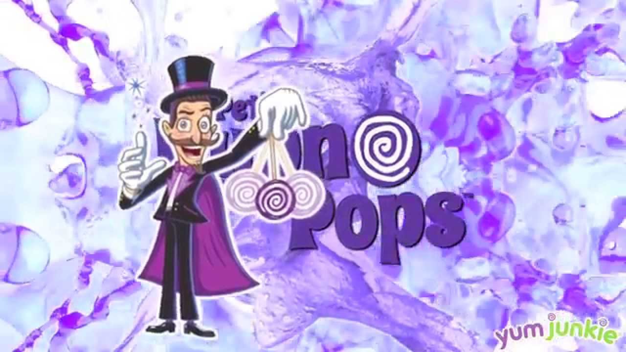 HYPNO POPS | Purple & White Swirled Lollipops