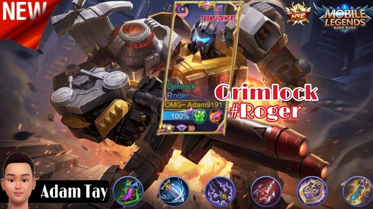 New Bought Roger's Transformer Skin, Grimlock Vs Pro Buff-Stealing Karina || Intense Ranked Gameplay