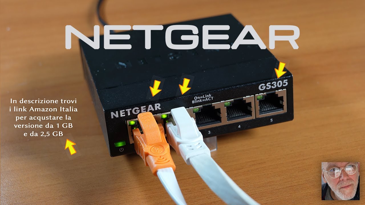 Test di velocità fibra con e senza switch Netgear GS305 e cavo LAN Nixto