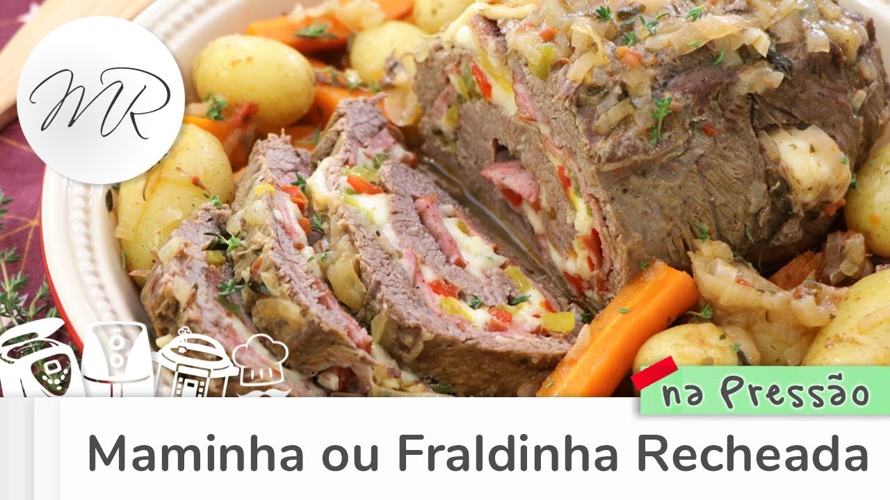 Maminha ou Fraldinha Recheada na Panela de Pressão Elétrica - Maurício Rodrigues
