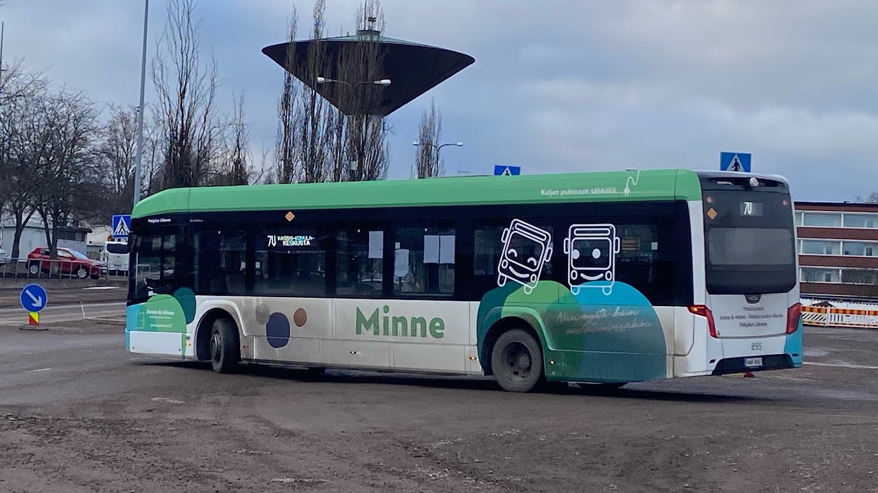 REITTIVIDEO: Kotka, linja 7V