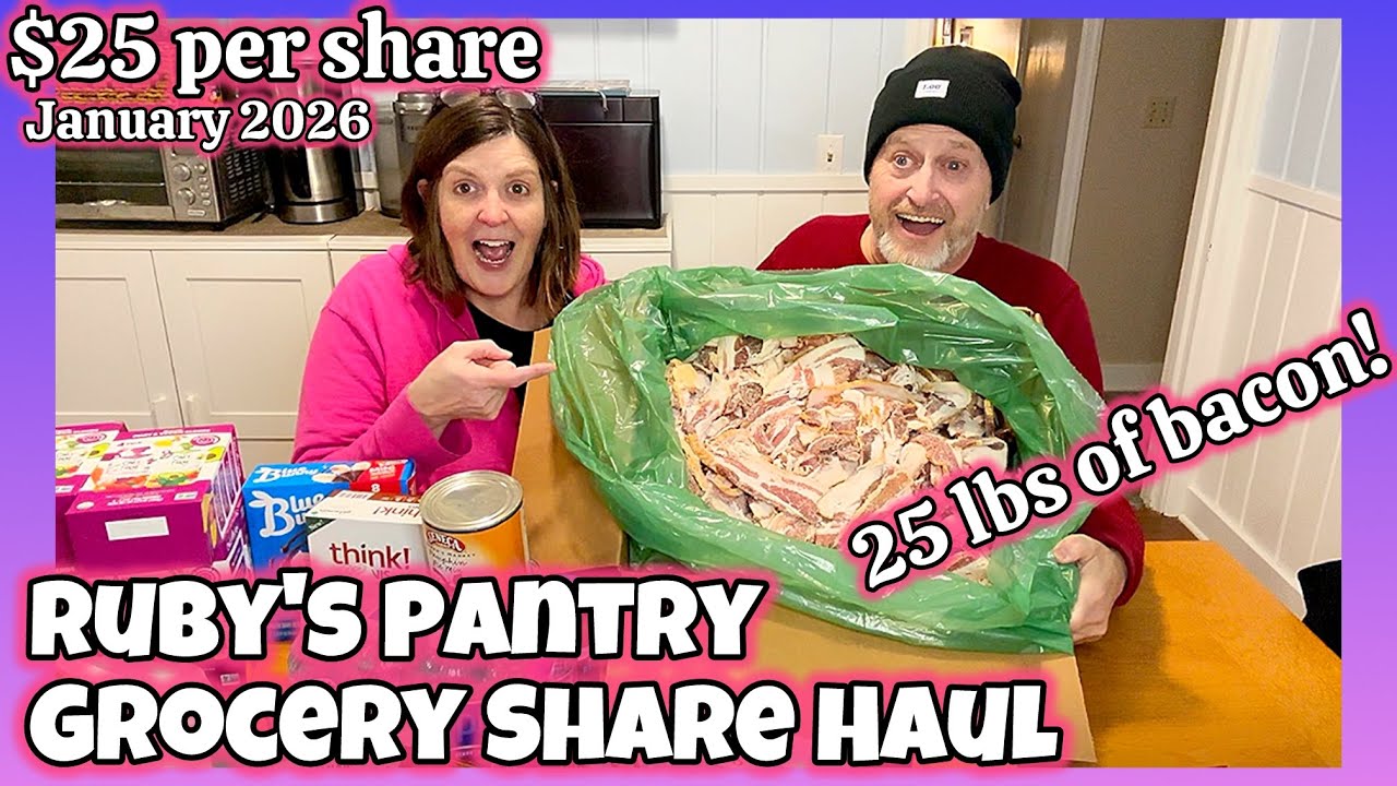 Ruby's Pantry Grocery Share Haul: January 2025 