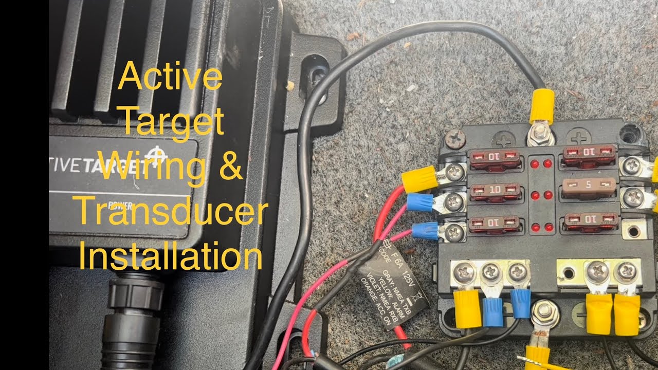 Lowrance Active Target: How I Wired Up My Units And Mounted My Transducer