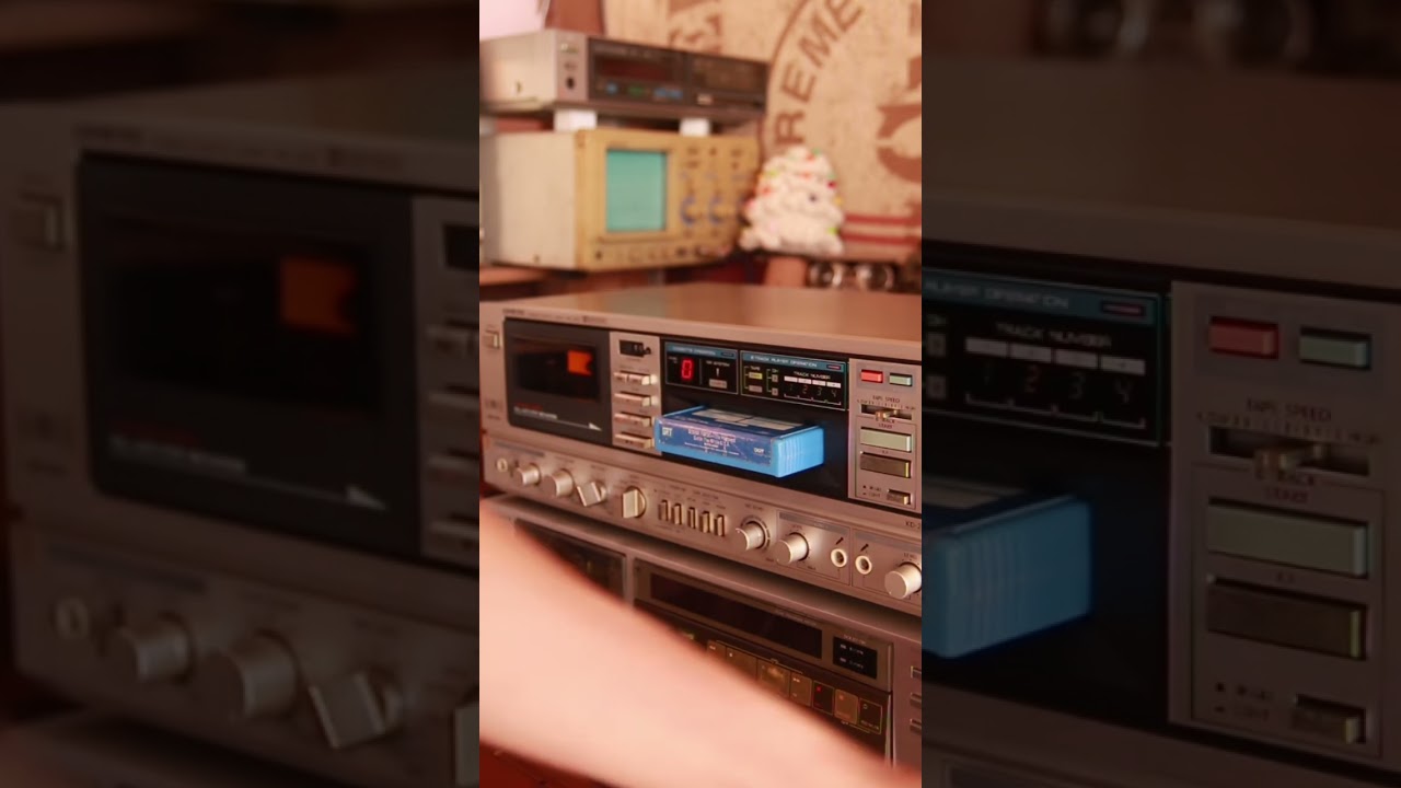 8 Track / cassette Onkyo Stereo Tape Deck Sưu tầm hú em 