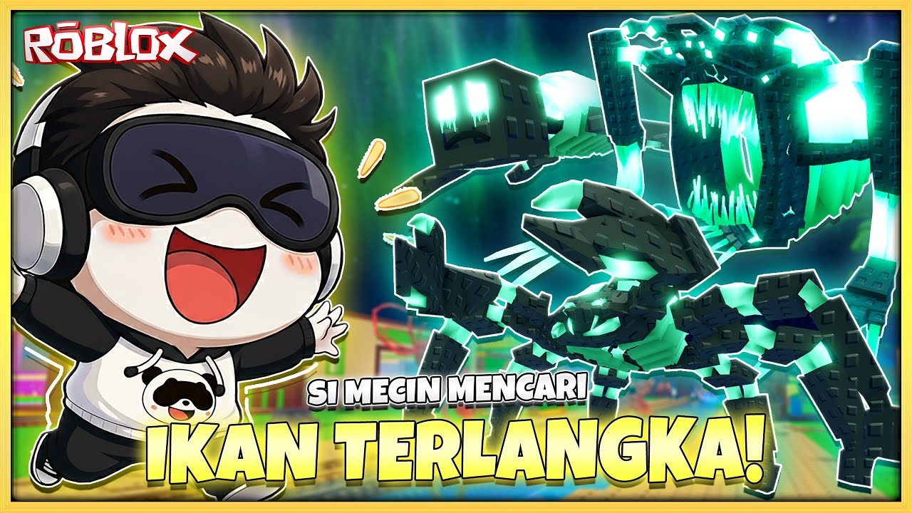 Si Mecin MENCARI IKAN TERLANGKA UNDERWORLD di STEAL A FISH! Roblox Indonesia