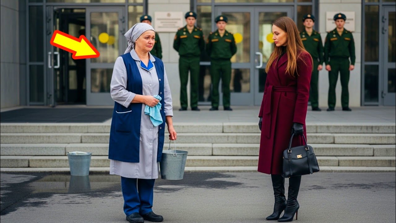 Высокомерная жена генерала унизила уборщицу, не зная, что это новый командир.