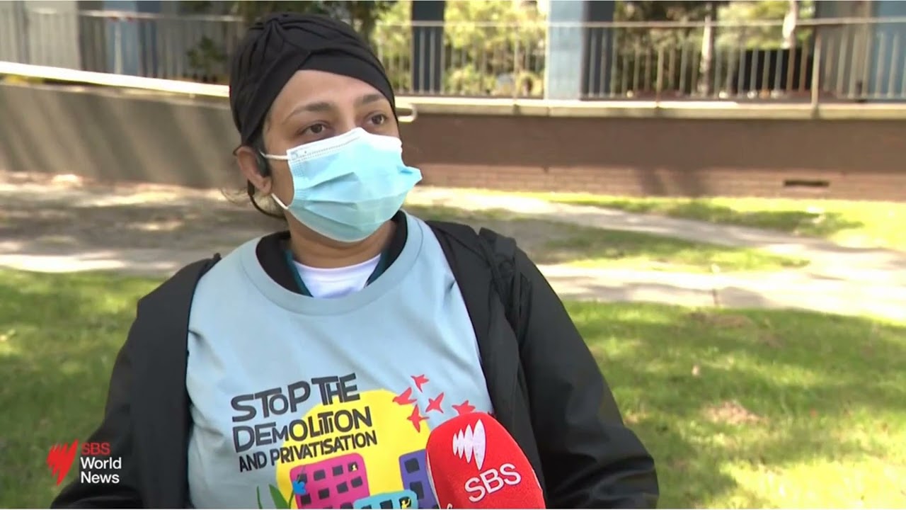 Melbourne protest against demolition and privatisation of public housing
