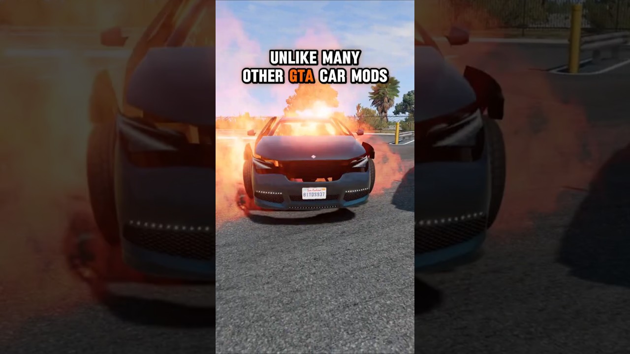 🚘GTA Cars in BeamNG!😱Are they good?🤔#shorts