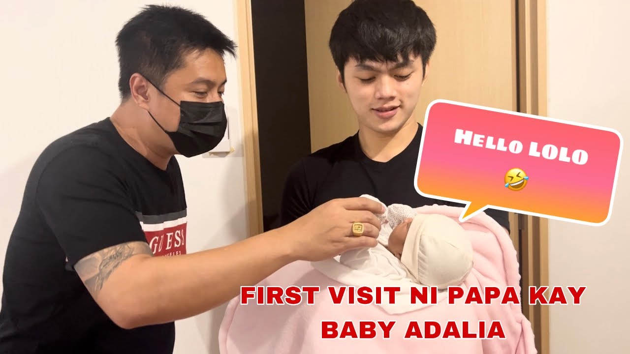FIRST VISIT NI PAPA KAY BABY ADALIA || CK GARCIA