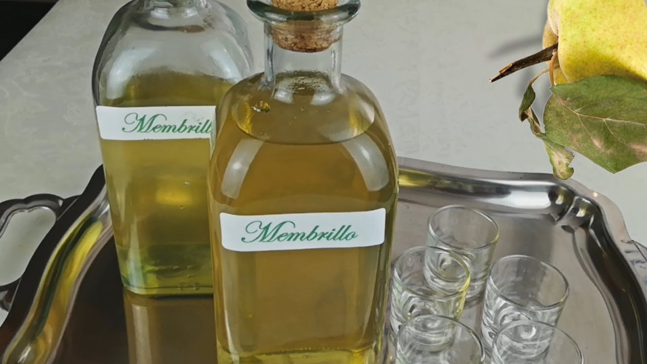 LICOR DE MEMBRILLO , MUY FÁCIL !!