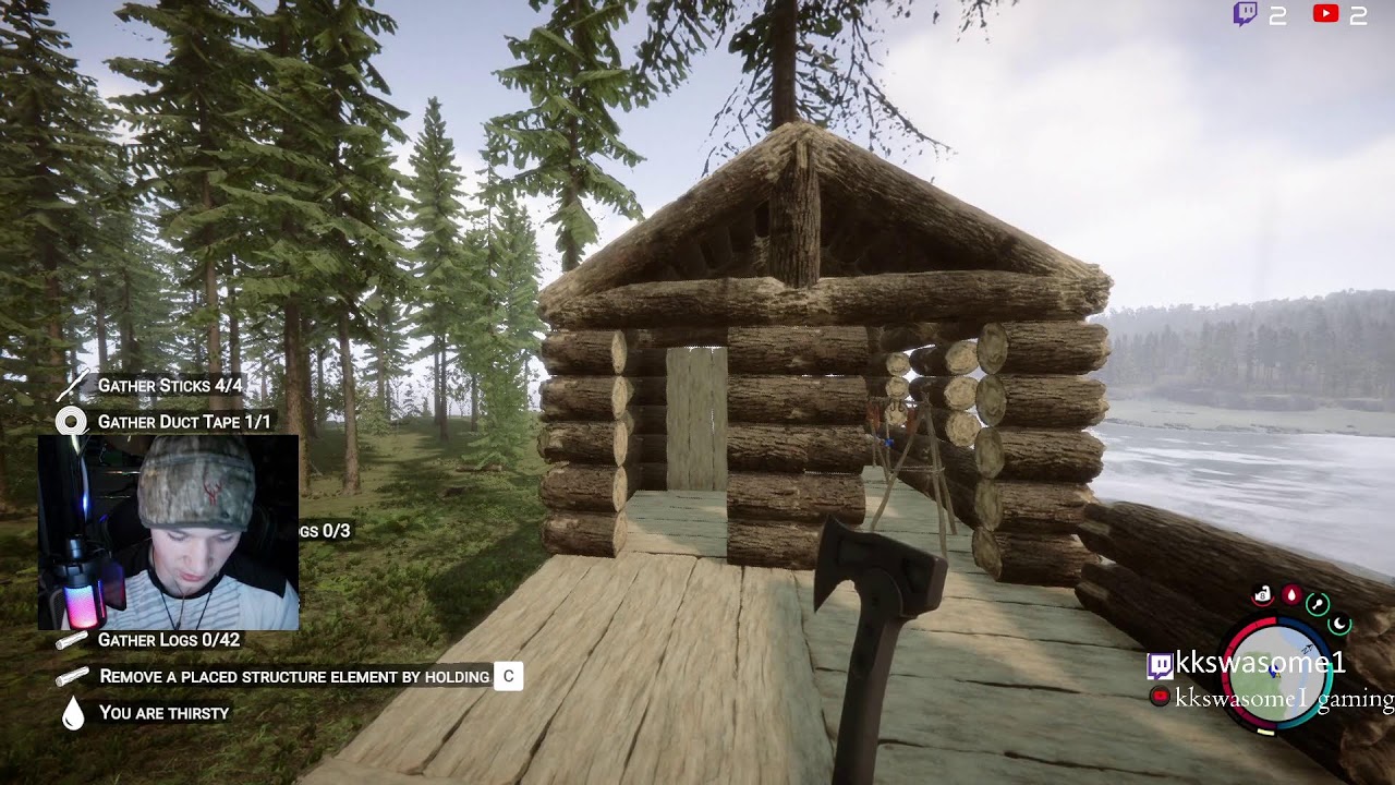 { SONS OF THE FOREST EPISODE 1!!!} (SEQUEL TO THE FOREST ) w/HAMMY_KD