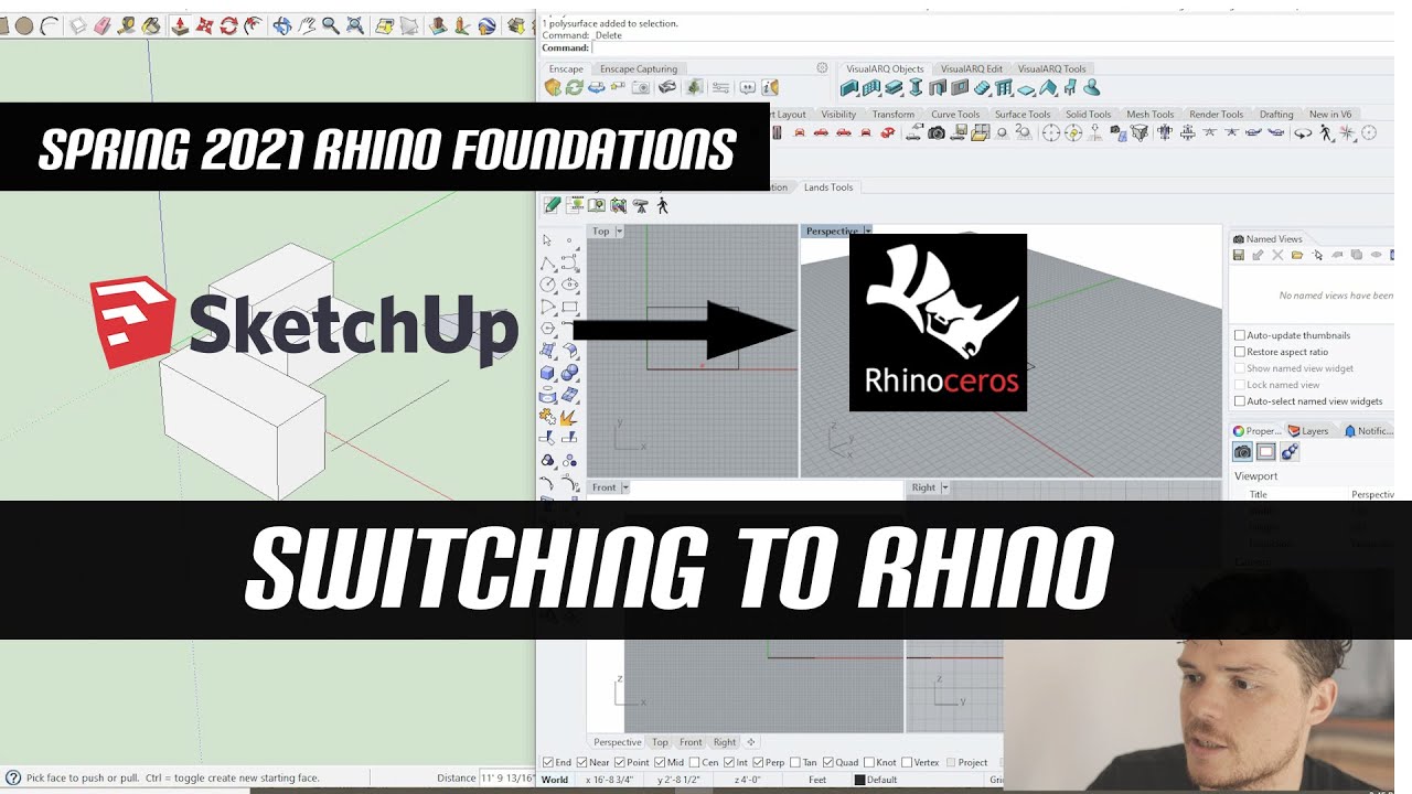 Переход на Rhino со Sketchup