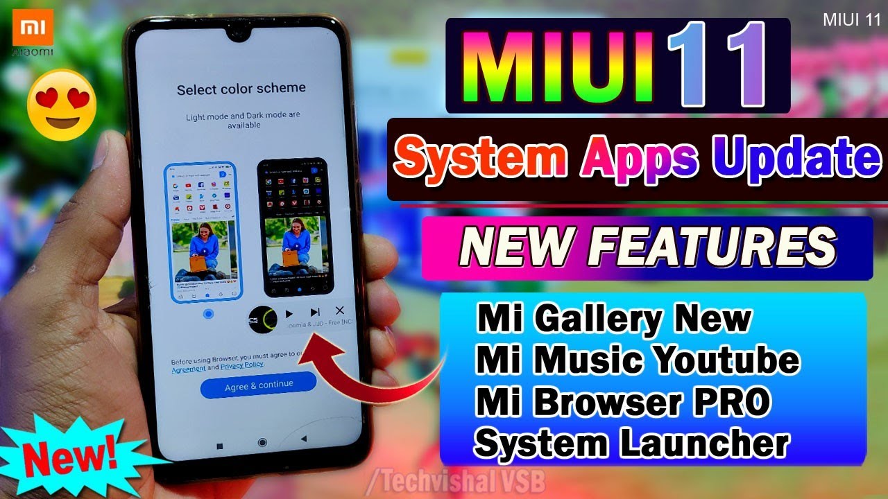MIUI 11 New Update | System Apps Features for Xiaomi Phones | Mi Gallery, Mi Music, Mi Browser Pro