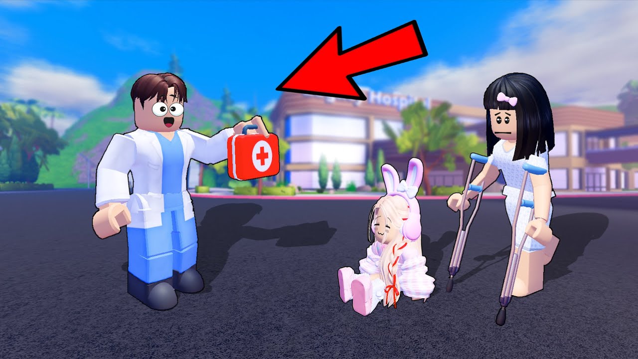 Mio Sakit, Dirawat Yuta Dan Baby Celine Dirumah Sakit || ROBLOX