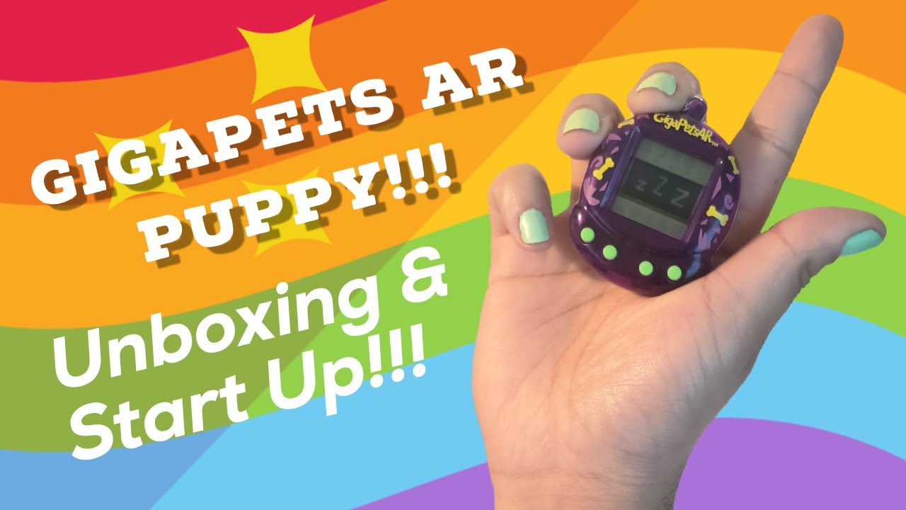 Giga Pets AR Puppy!!! - Unboxing and Start Up!!! - GotchiBoy!!!