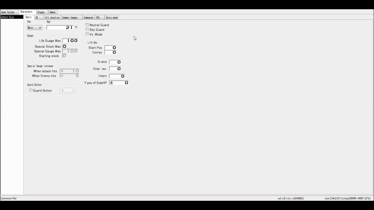 2D Fighter Maker ENGLISH Tutorial (1) - Setup, and Basic Movement