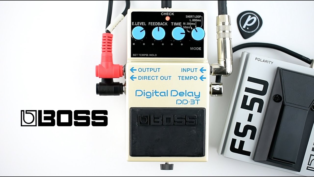 Boss // DD-3T Digital Delay (Stereo Demo)