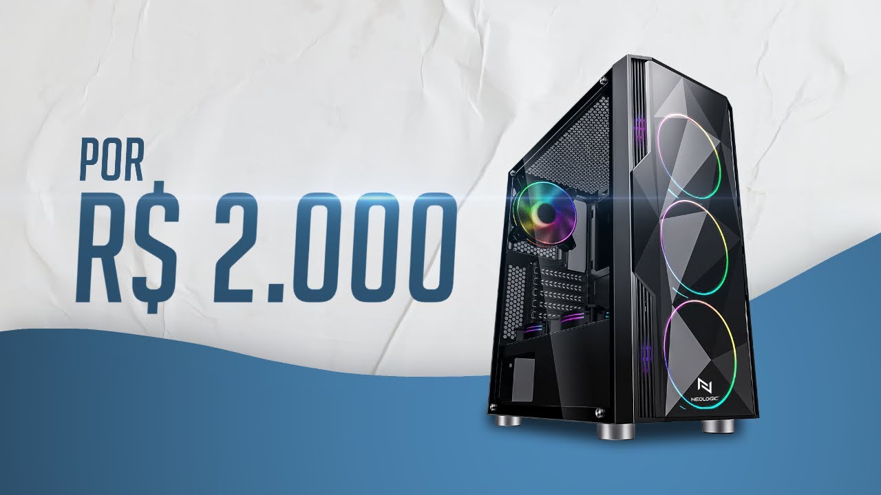 PC GAMER barato de 2000 REAIS roda QUASE TUDO -  JOTAZN