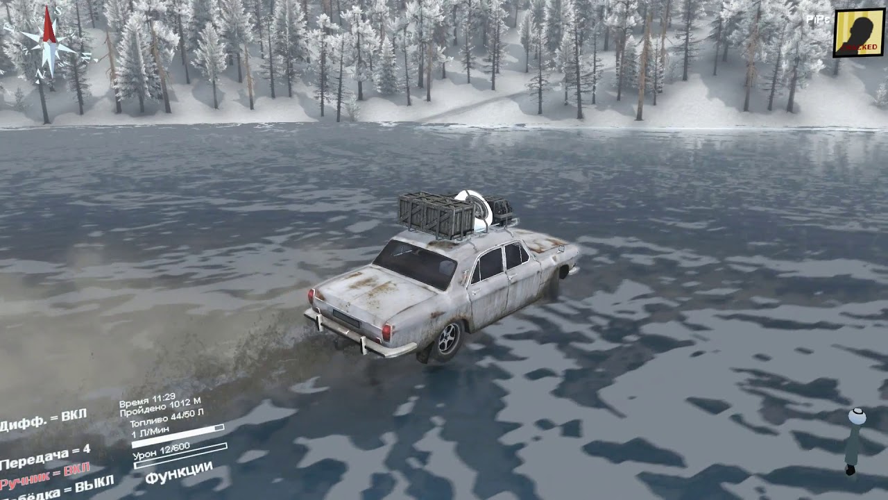 SpinTires 2018 моды GAZ Volga