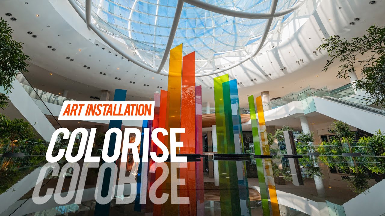 Colorise – Art Installation at Erin Mills Town Centre, Mississauga, Ontario