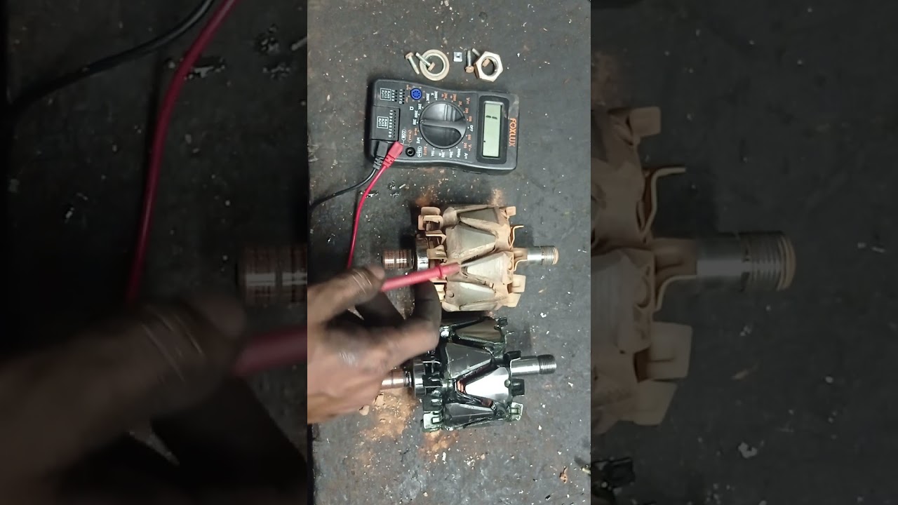 COMO TESTAR A RESISTÊNCIA DO ROTOR DO ALTERNADOR. QUAL É A RESISTÊNCIA DO ROTOR DO ALTERNADOR