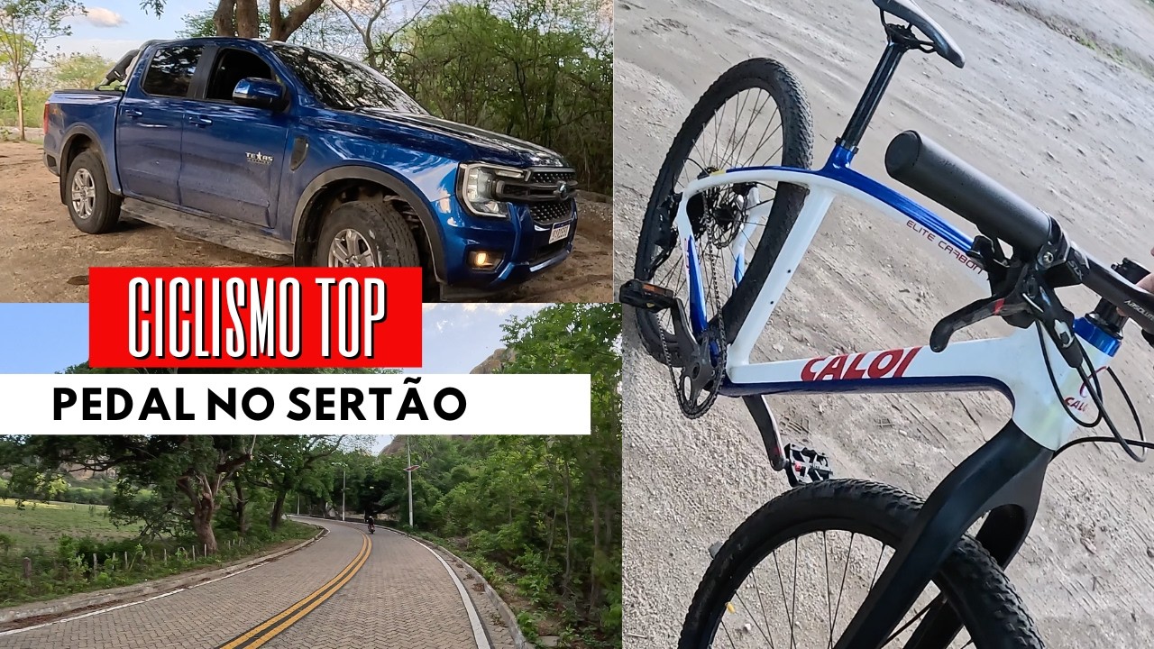 Hoje é dia de pedalar no sertão Ceará 4K