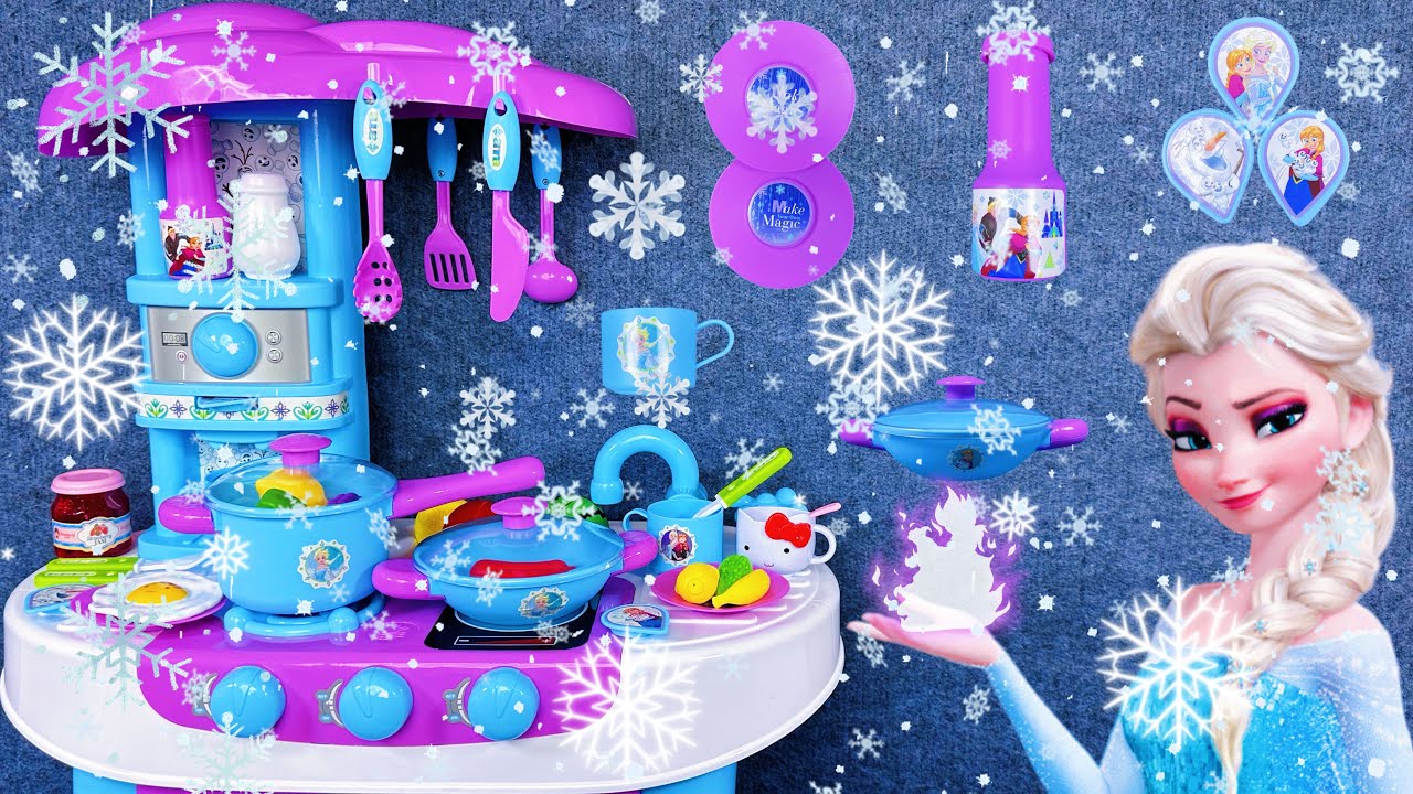 8 Minutes Satisfying with Unboxing Frozen Elsa Kitchen Cooking Toys ASMR | Review Toys