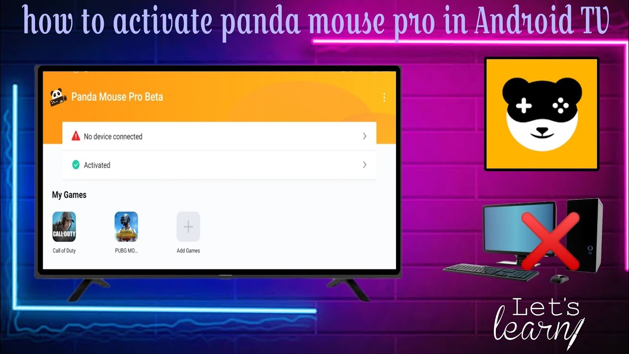 how to Activate Panda Mouse Pro in Android TV Box/MI TV without PC | Gamepad app for Android TV