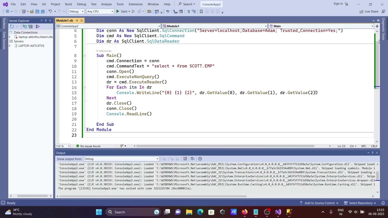 Как подключить SQL-сервер к VB.NET | Visual Basic