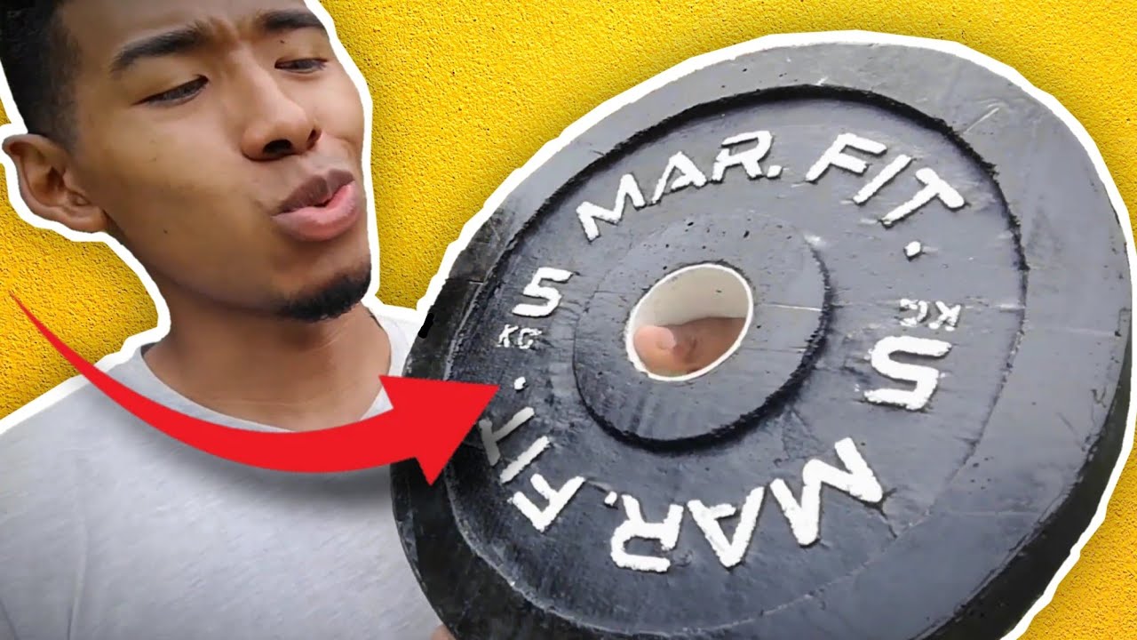 ¡Haz Tu Propio Disco de Cemento de 5kg con Moldes de Cartón! 🔥 PASO A PASO | Marcio Fitness 2025