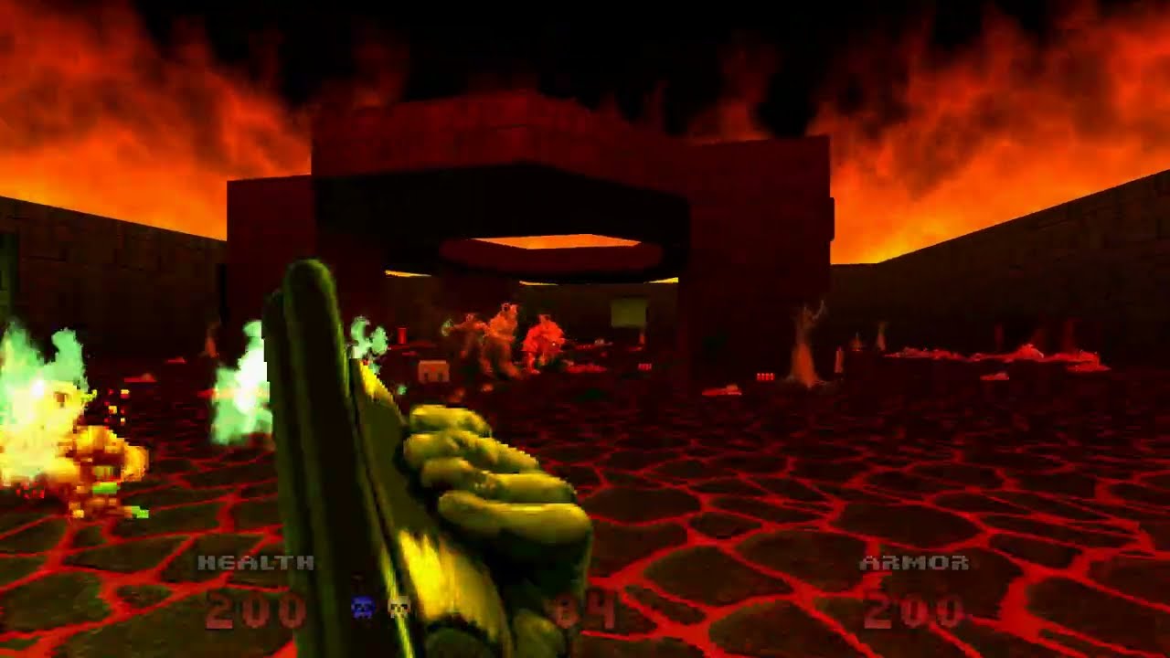 PSX Doom CE: Fall of Triton - Level 23: Worship (Full 100%)