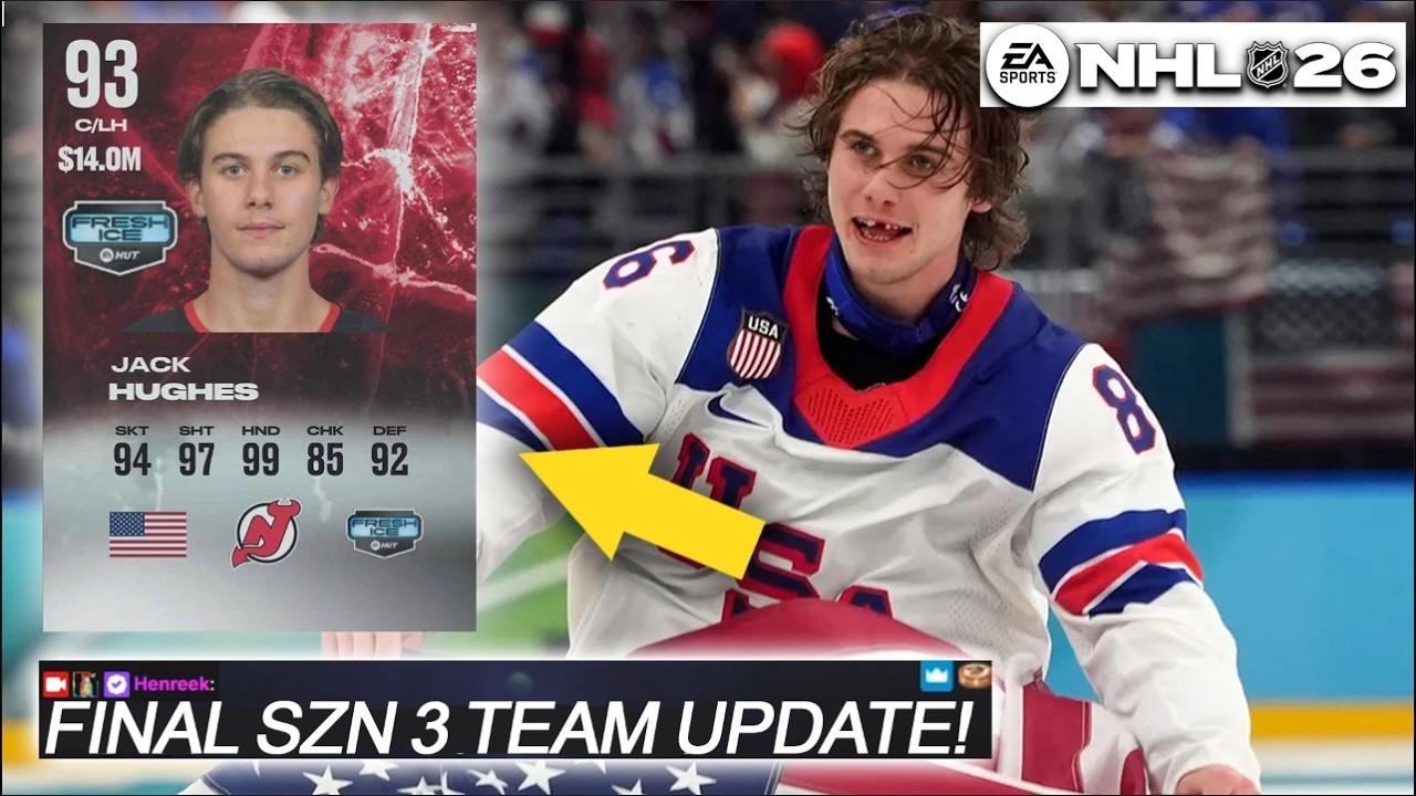 Моё финальное безумное обновление команды в 3 сезоне! Я играю в NHL 26.