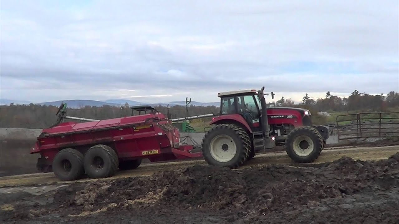 Hauling Cow Manure in Maine