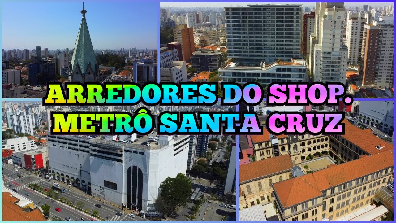 Drone voa nas redondezas do Shopping Metrô Santa Cruz - Vila Mariana - São Paulo
