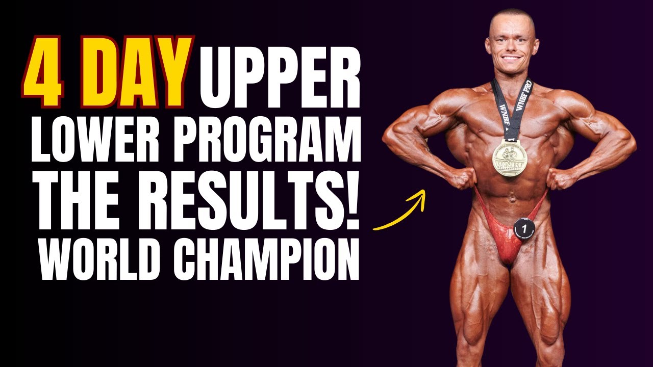 Dirk Emmerich: My 4 Day Upper Lower Program For Maximum Growth & Longevity!