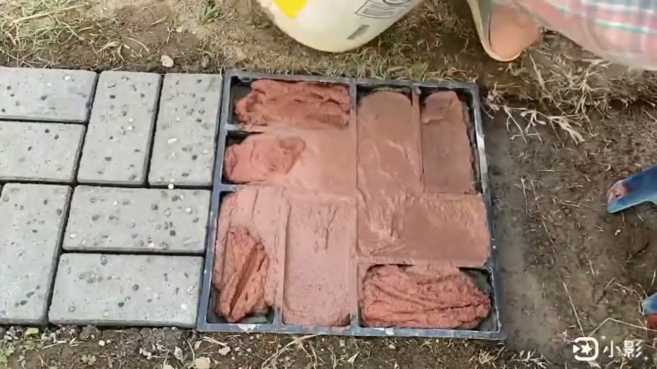 水泥步道DIY garden walk way