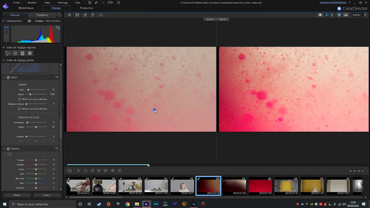 MAGMA LAMP - &Eacute;TALONNAGE VID&Eacute;O / VIDEO CALIBRATION