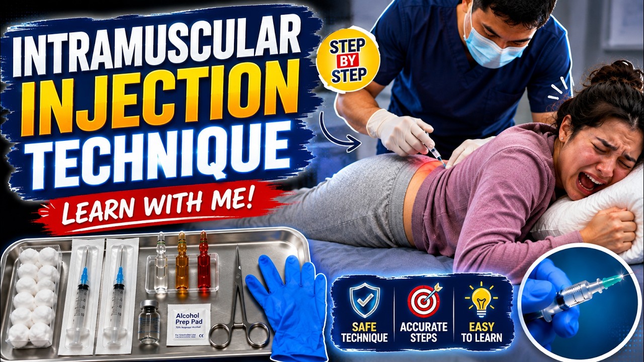 Safe Intramuscular Injection Technique | Nursing Skills Training💉🩺