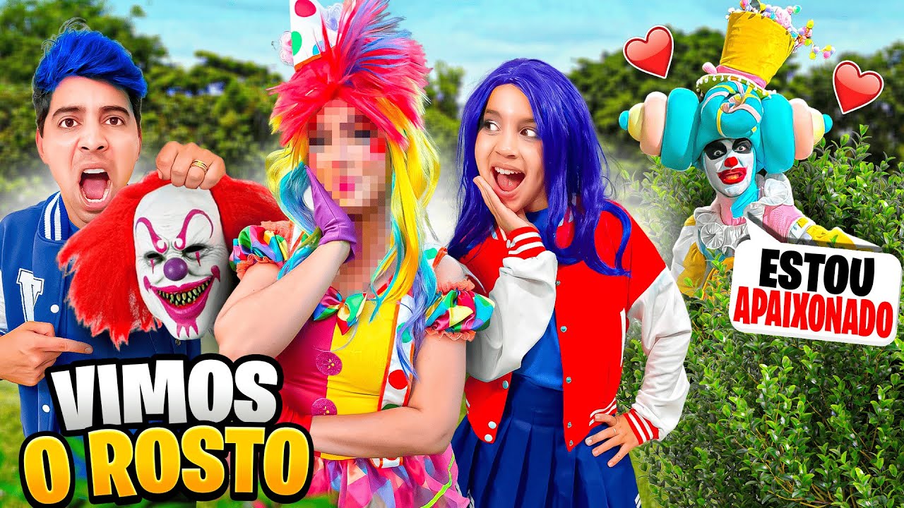 VIMOS O ROSTO DA PALHAÇA E SE APAIXONARAM POR ELA!!