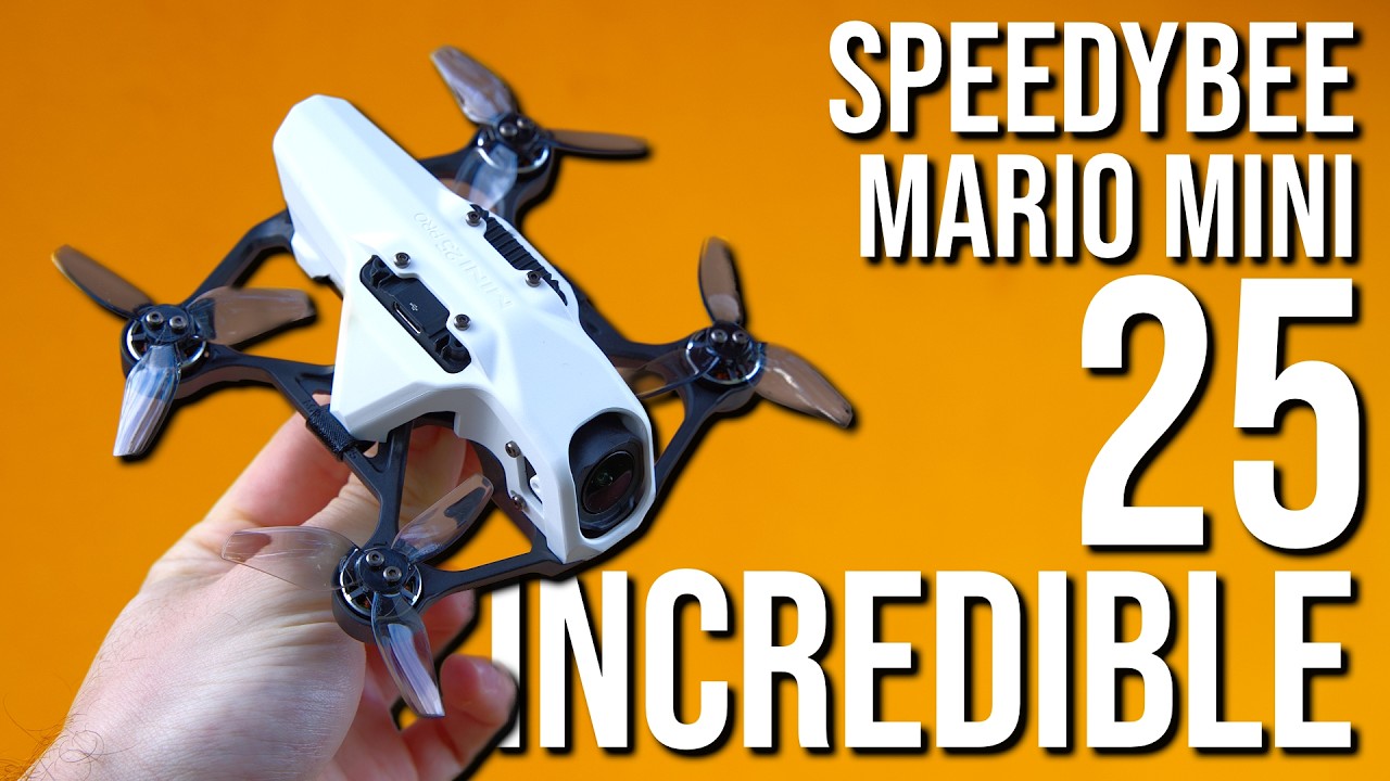 Этот маленький FPV-дрон впечатляет! 😍 SpeedyBee Mario Mini 25