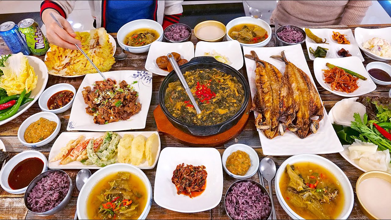 9900원에 불고기와 고등어구이 쌈밥 한정식집부터 숯불에 삼겹살, 갈비, 막창까지 6가지 고기가 무제한! 대박고기집과 계란폭탄 김밥집까지 맛집 BEST! / Korean food