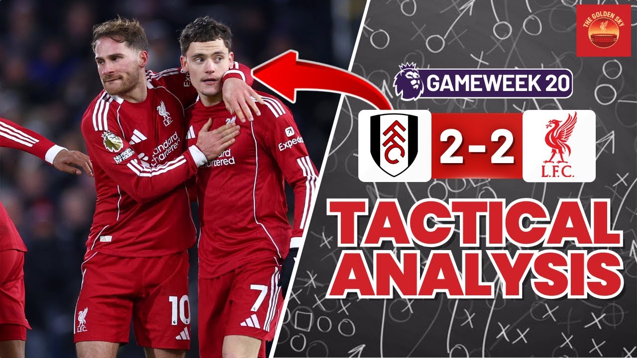 Basic Defensive Errors! Fulham 2 - 2 Liverpool Tactical Analysis & Breakdown | The Golden Sky