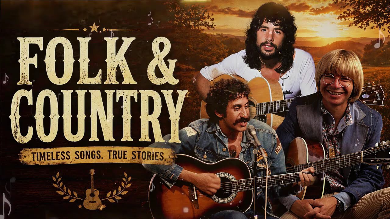 Golden Era Folk Songs That Defined the 60s & 70s 🌻 John Denver, Jim Croce, Cat Stevens & Bob Dylan 🍂