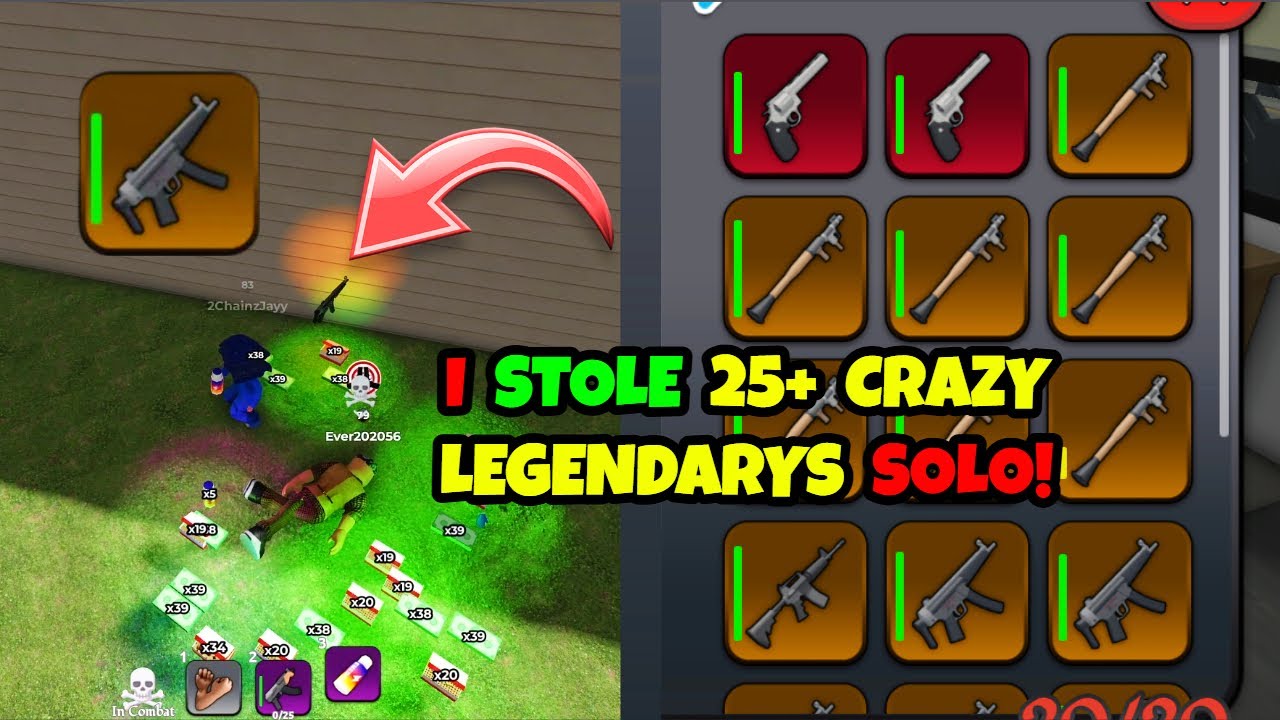 I WENT CRAZY AND STOLE 25+ INSANE LEGENDARYS SOLO IN BLOCKSPIN!