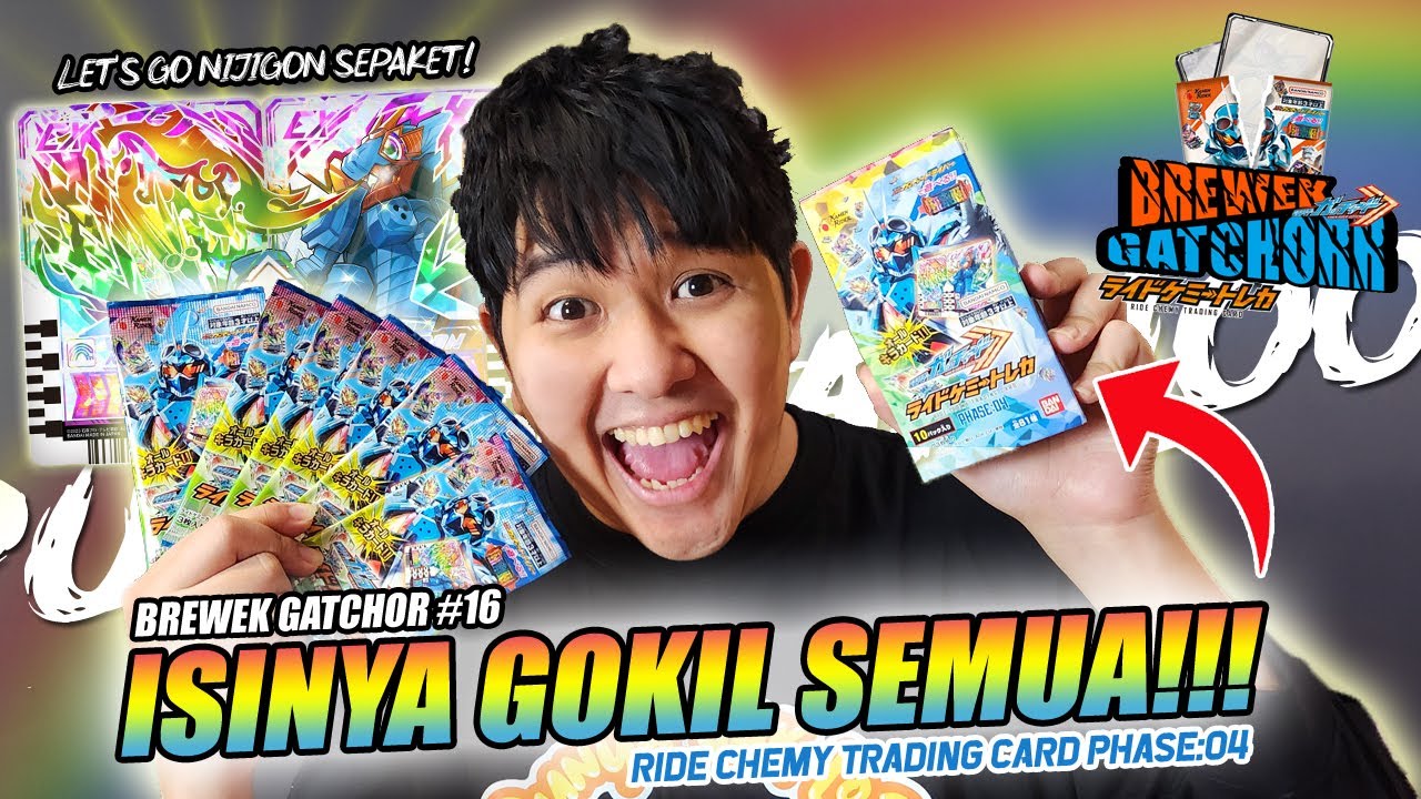 TERLALU GILA! INI ISINYA WANGI SEMUA WOY! 🌈 RIDE CHEMY TRADING CARD PHASE:04 | BREWEK GATCHOR#16