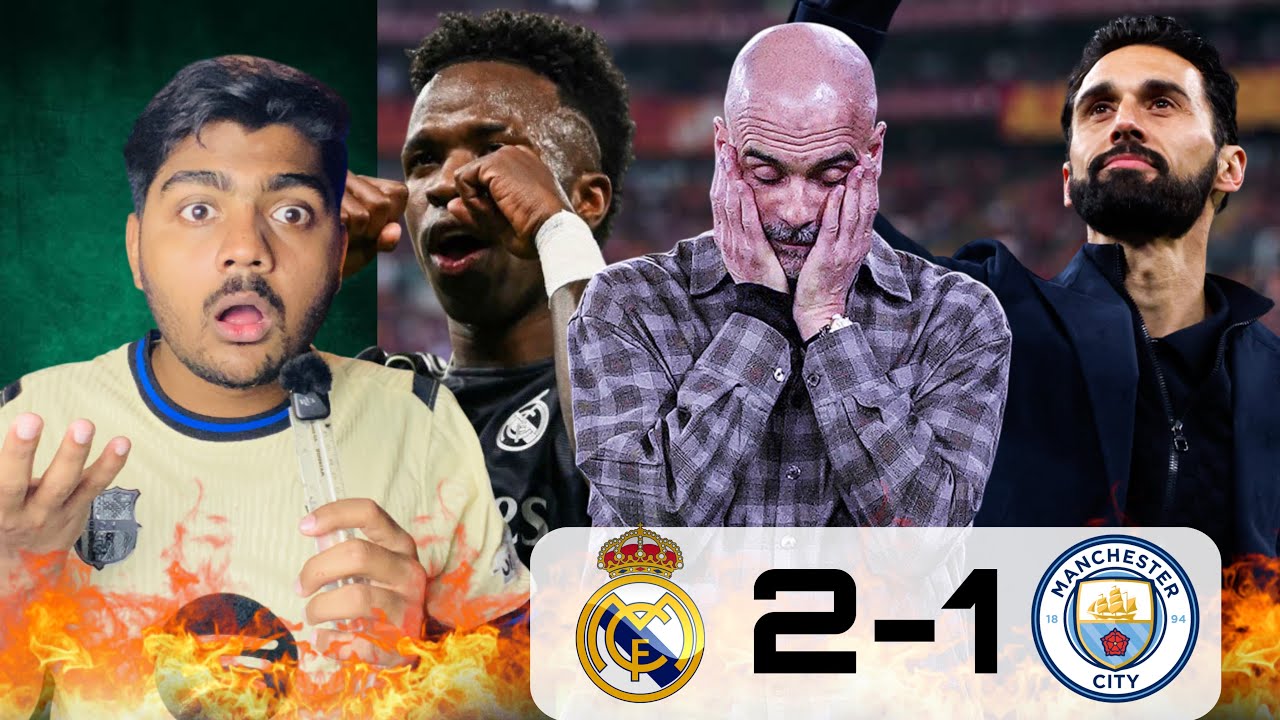 গার্দিওলার এক ভুলেই সিটিকে উড়িয়ে দিলো রিয়াল মাদ্রিদ! 🔥 Real Madrid Vs Manchester City 