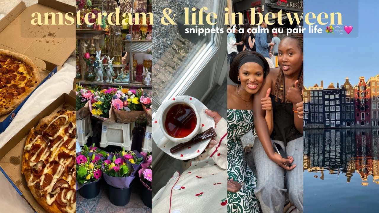au pair diaries | glimpses of cycling lessons & shopping in amsterdam 🚲🌷🔆