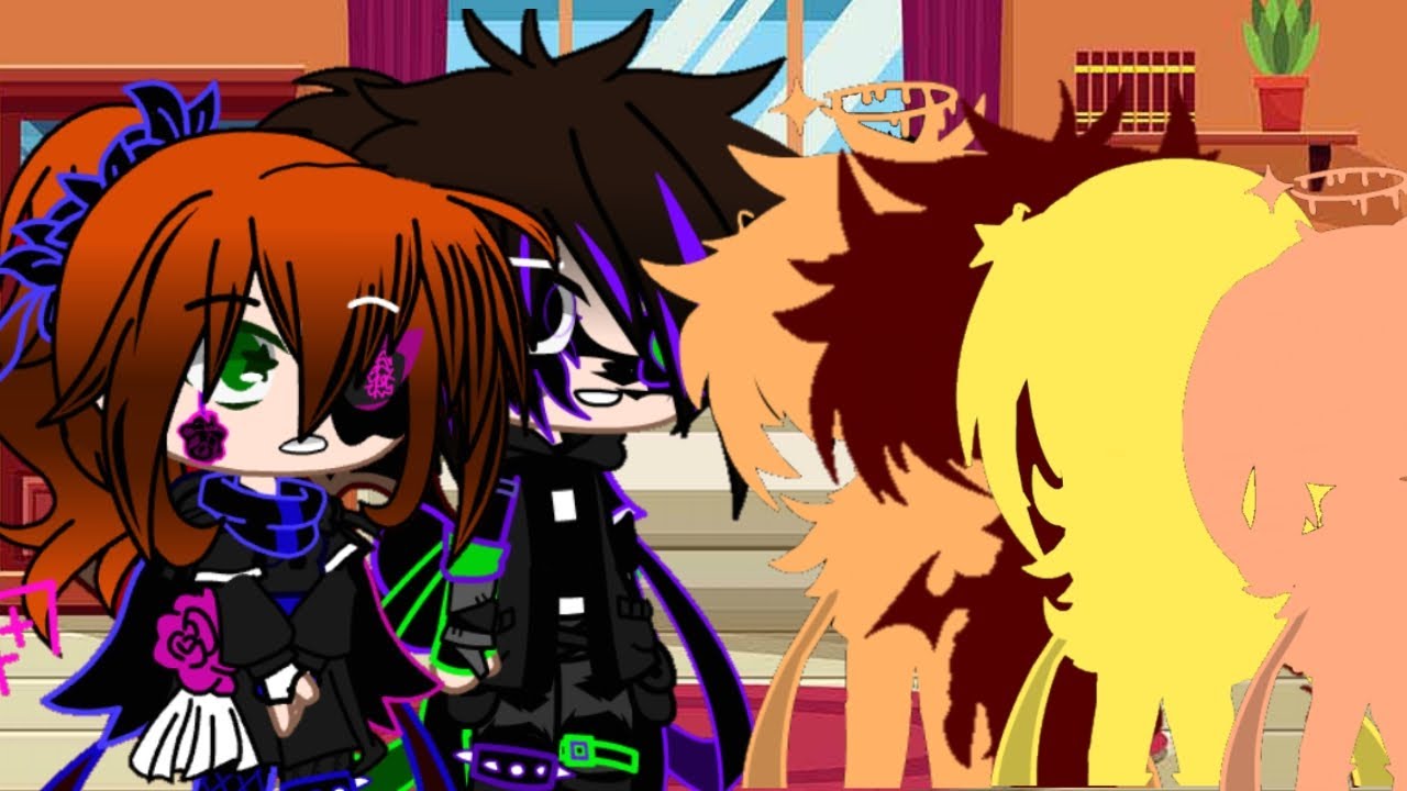 Afton family meets William and Clara's Family!?|Old idea and design. Many mistakes (Will be remade💔)