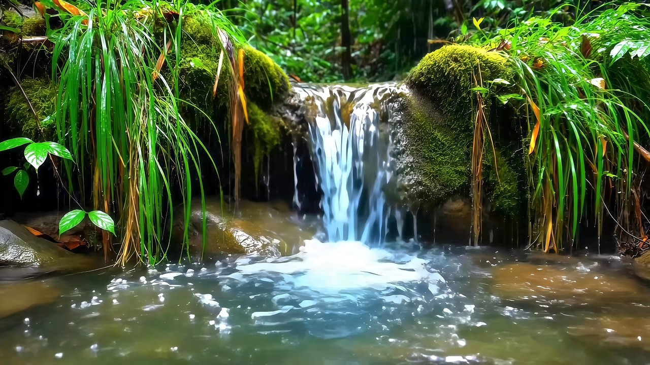 Calming Forest Ambience | Peaceful River Flow Sounds | Sleep Better, Relax Your Mind