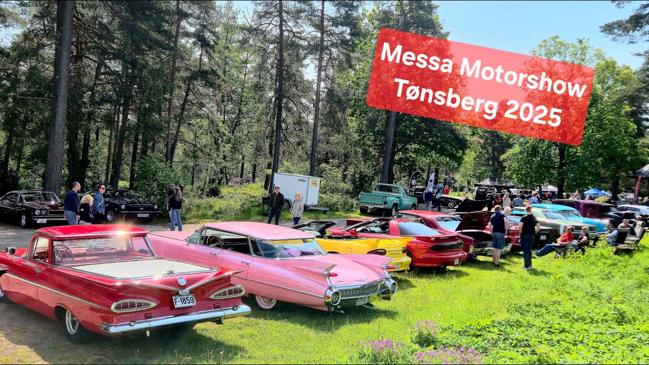 Amcar & hobbybiler på Tønsberg Messa 31.05.2025 (Norway)